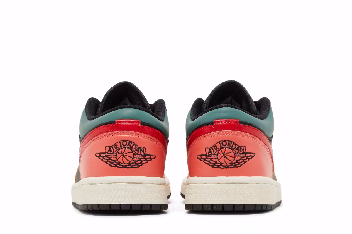 Women's Air Jordan 1 Low SE Black Multi-Color, view 7
