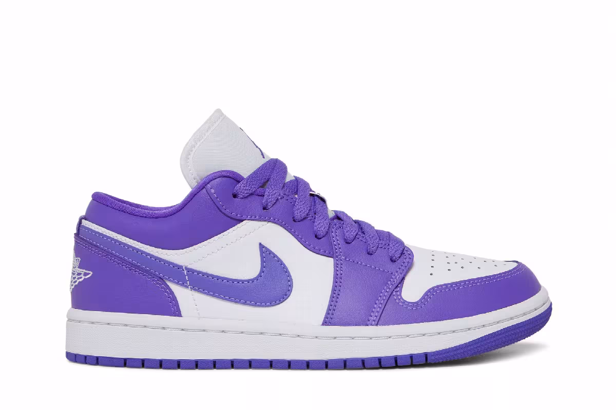 Women's Air Jordan 1 Low Psychic Purple, view 2
