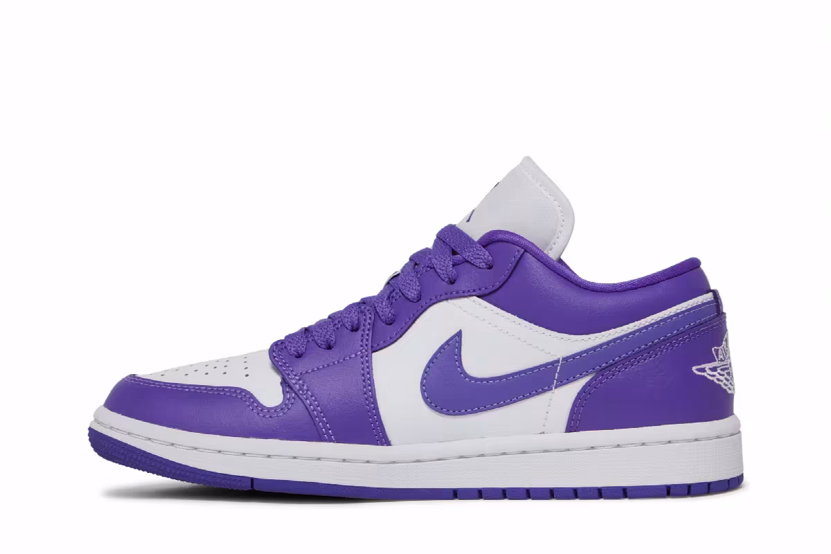 Women's Air Jordan 1 Low Psychic Purple, view 4
