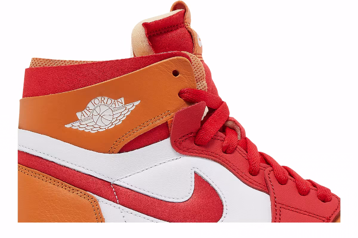 Women's Air Jordan 1 Zoom Air Comfort Fire Red Hot Curry, view 3
