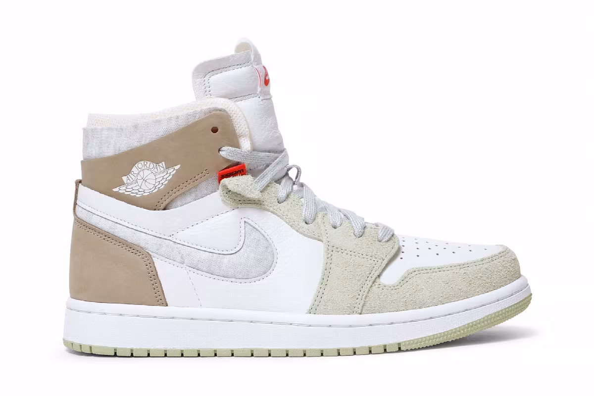 Women's Air Jordan 1 High Zoom Comfort Olive Aura, view 2