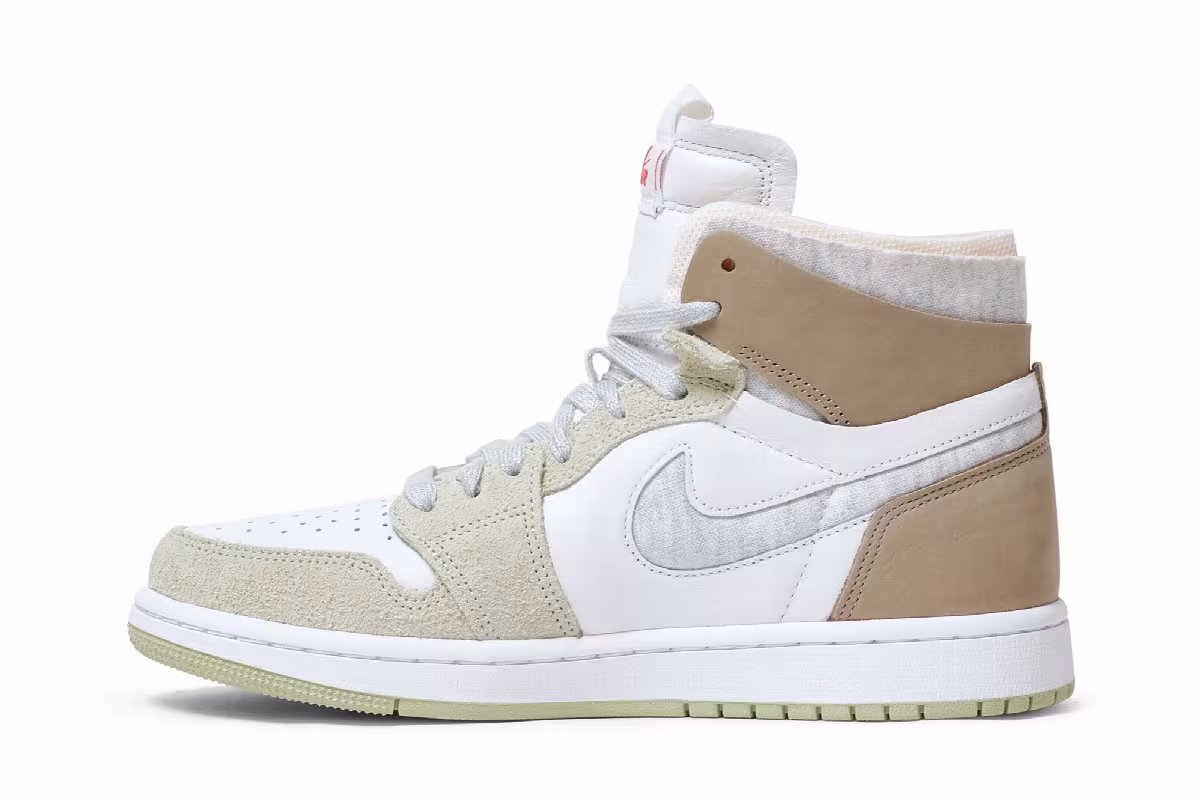 Women's Air Jordan 1 High Zoom Comfort Olive Aura, view 4