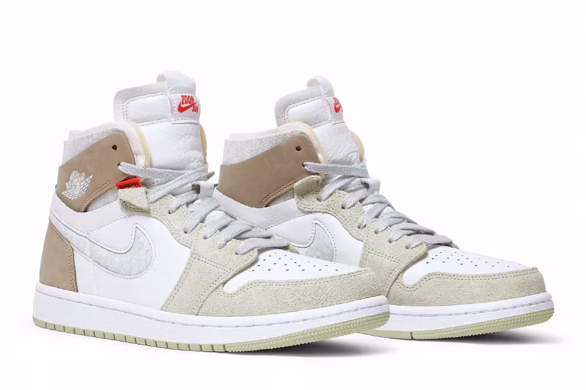 Women's Air Jordan 1 High Zoom Comfort Olive Aura, view 9