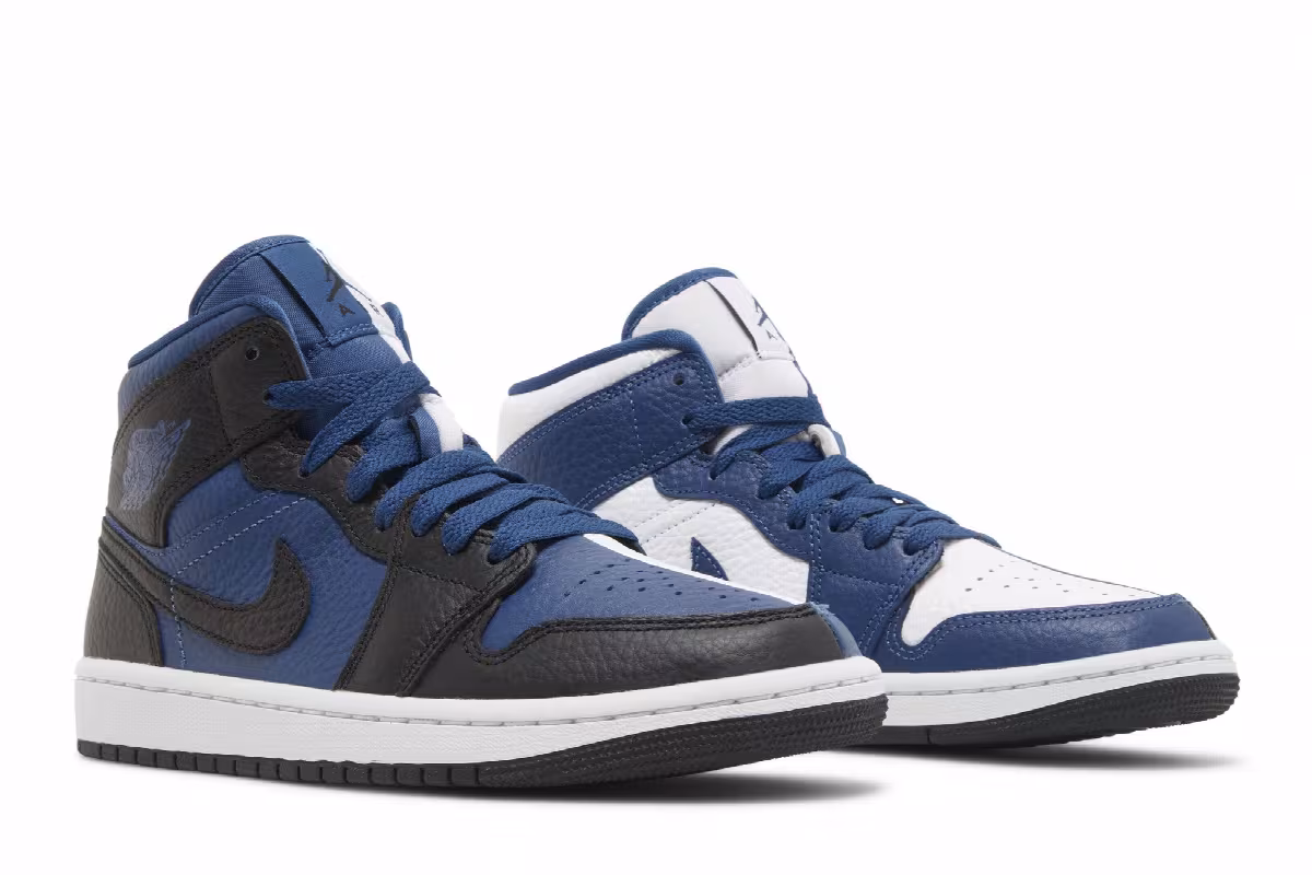 Women's Air Jordan 1 Mid SE Split - French Blue, view 9