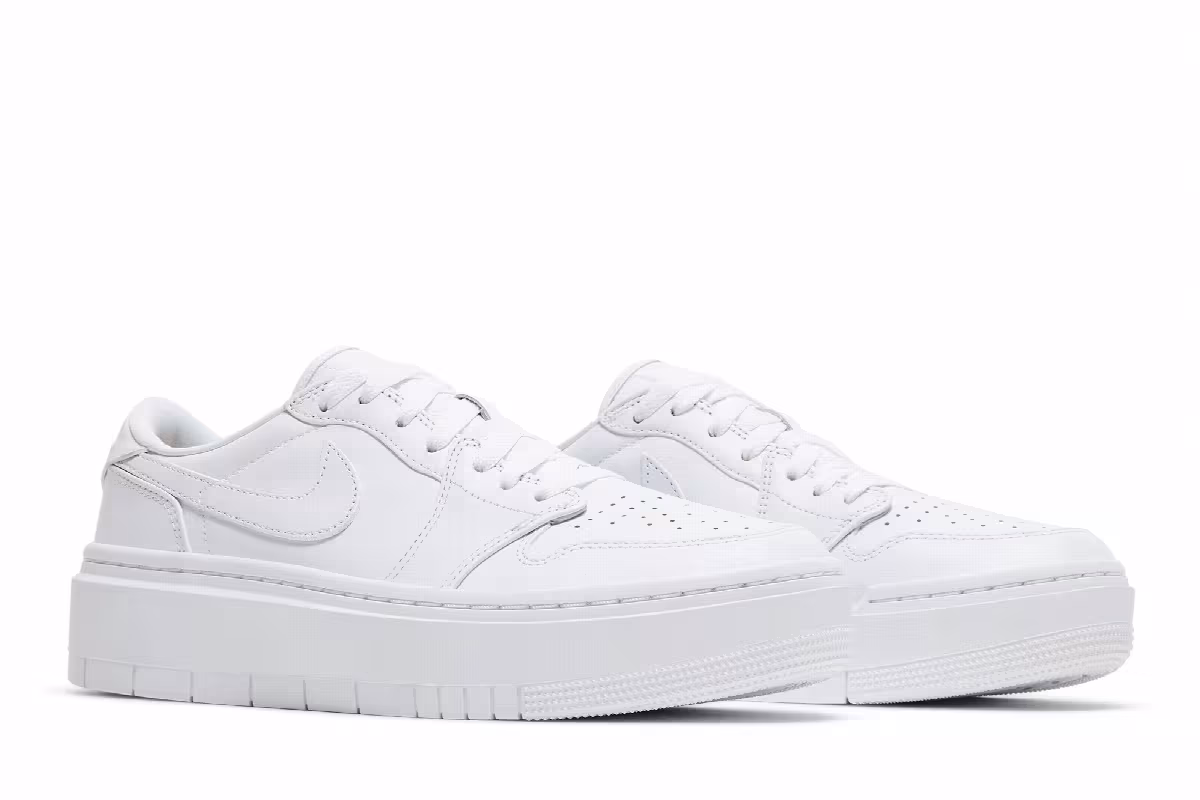 Women's Air Jordan 1 Elevate Low Triple White, view 9