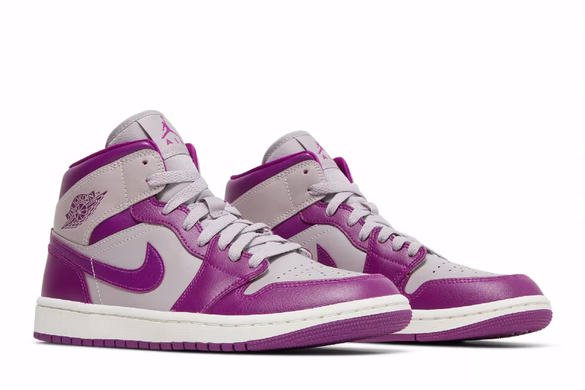 Women's Air Jordan 1 Mid Magenta, view 9