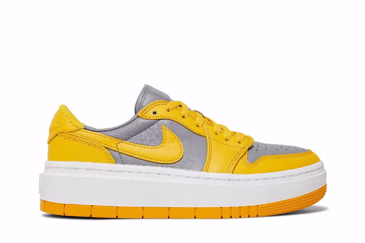 Women's Air Jordan 1 Elevate Low Cement Grey Varsity Maize, view 2