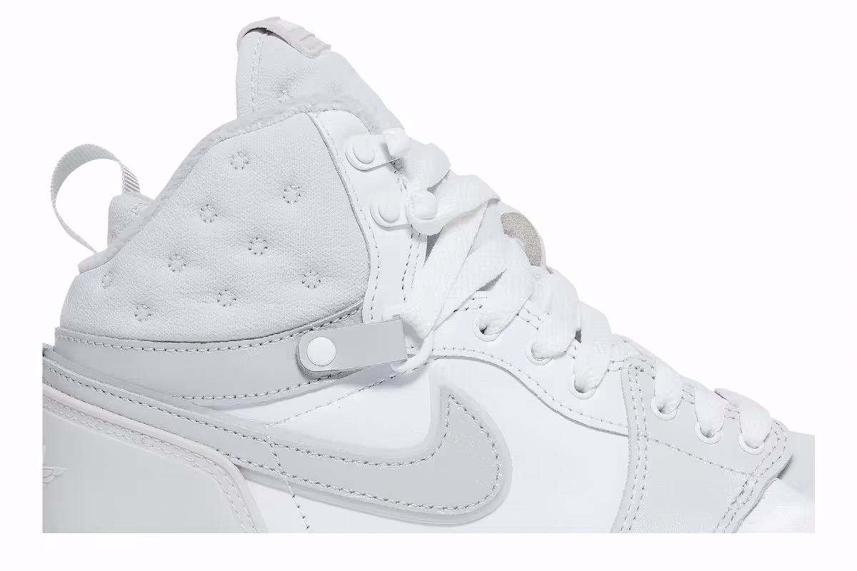 Women's Air Jordan 1 Acclimate White Grey Fog, view 3