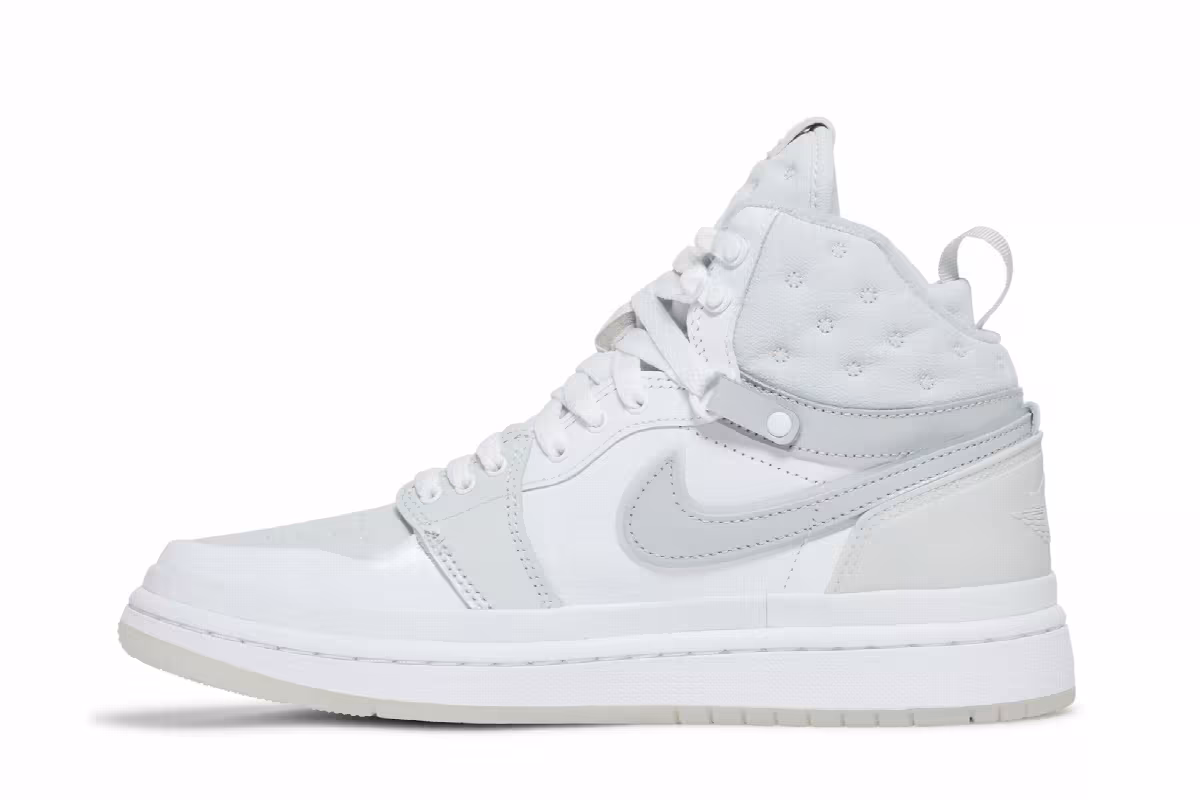 Women's Air Jordan 1 Acclimate White Grey Fog, view 4