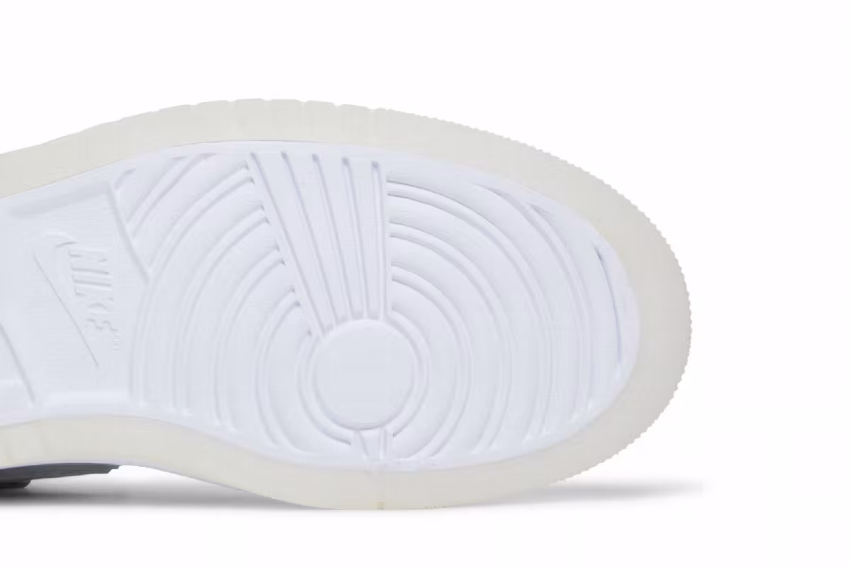 Women's Air Jordan 1 Acclimate White Grey Fog, view 6