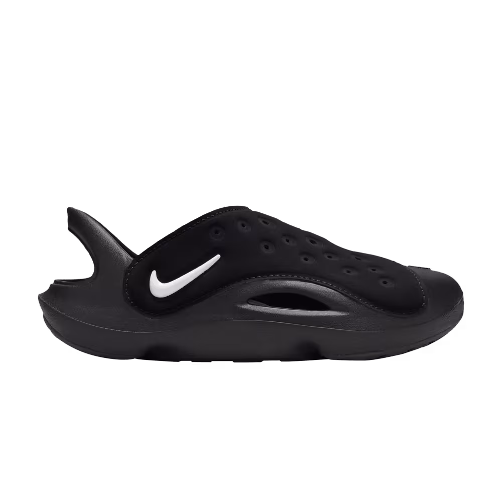 Nike Aqua Swoosh Sandal PS Black