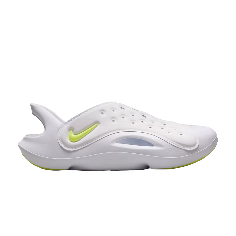 Nike Aqua Swoosh Sandal GS White Volt