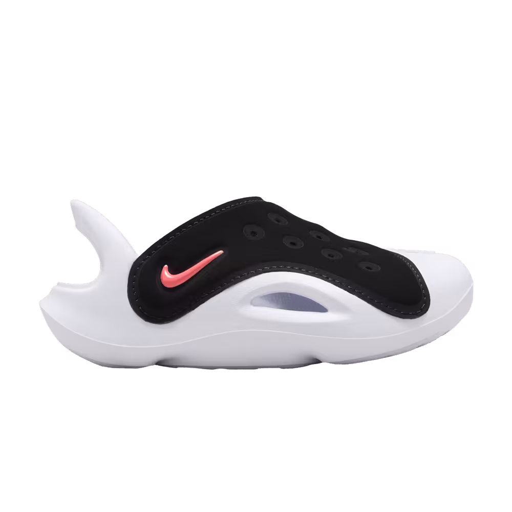 Nike Aqua Swoosh Sandal TD Black Hyper Orange