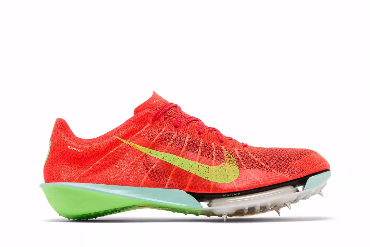 Nike Air Zoom Victory 2 Bright Crimson Lime Blast, view 2