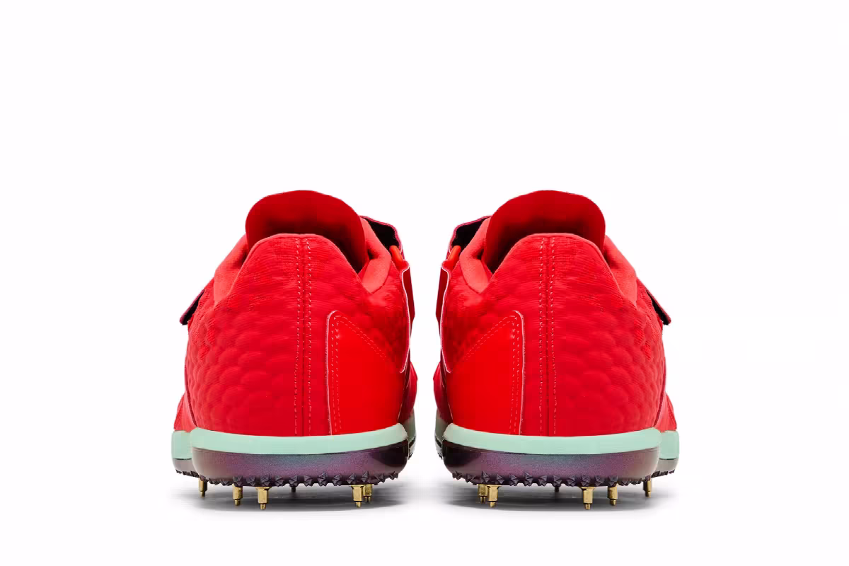 Nike High Jump Elite Bright Crimson Lime Blast, view 7