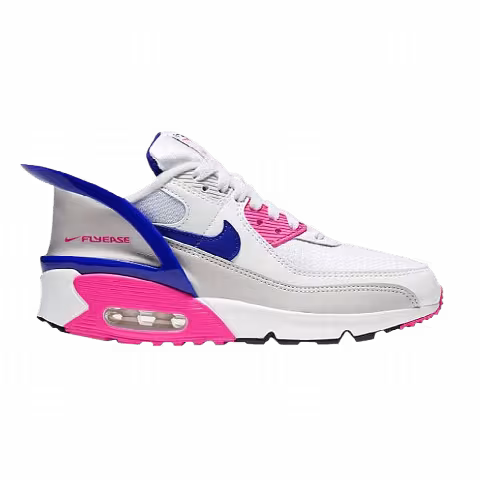 Nike Air Max 90 FlyEase GS 'White Pink Glow Concord'