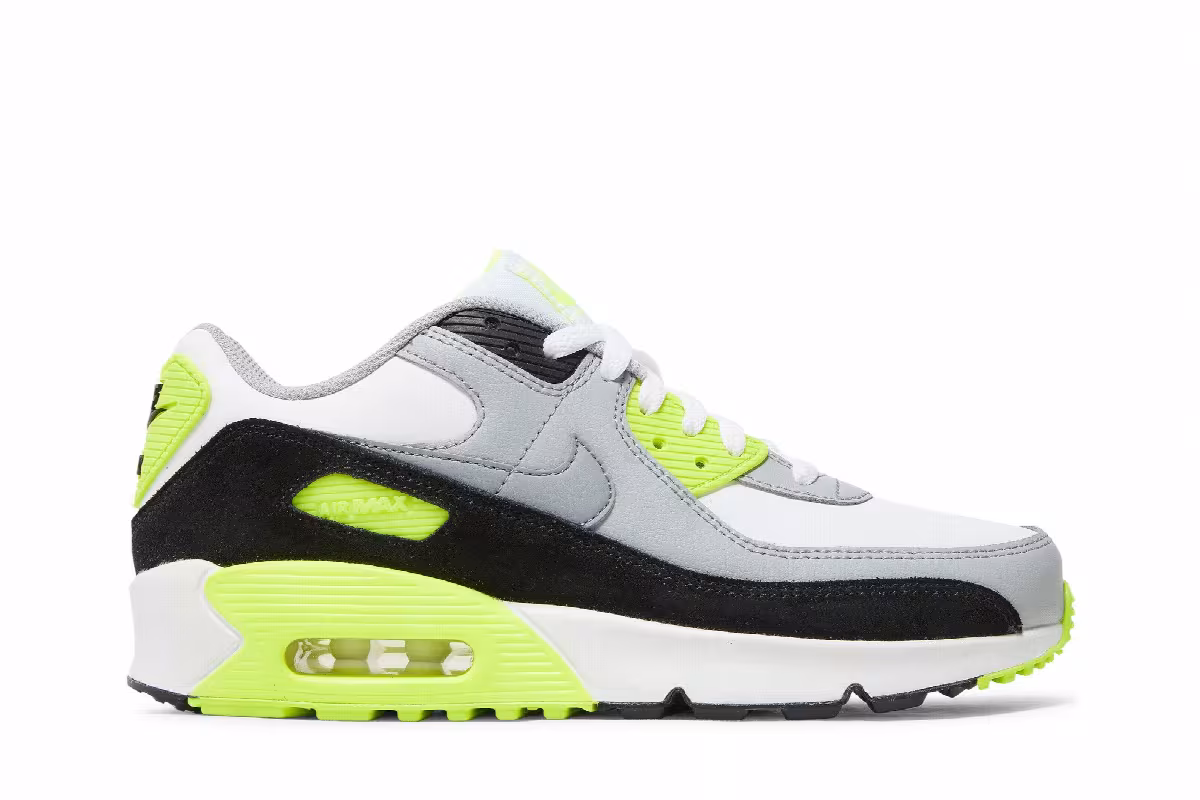 Nike Air Max 90 GS Volt, view 2