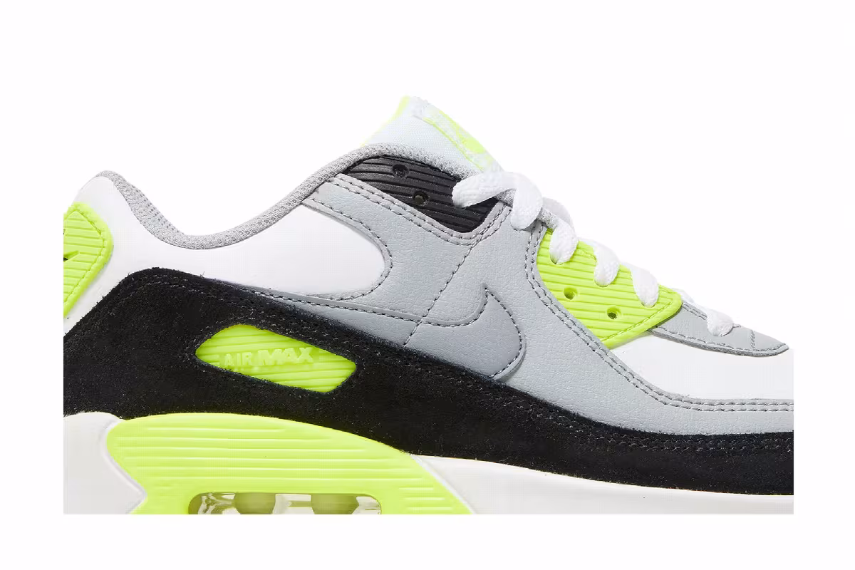 Nike Air Max 90 GS Volt, view 3
