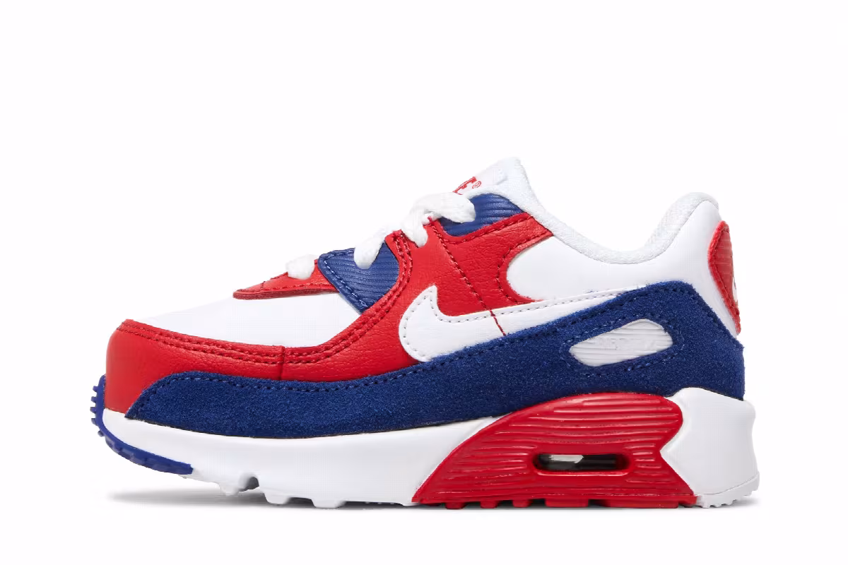 Nike Air Max 90 Leather TD USA 2020, view 4