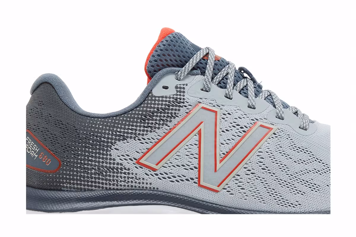 New Balance Fresh Foam 680v7 Grey Ghost Pepper, view 3