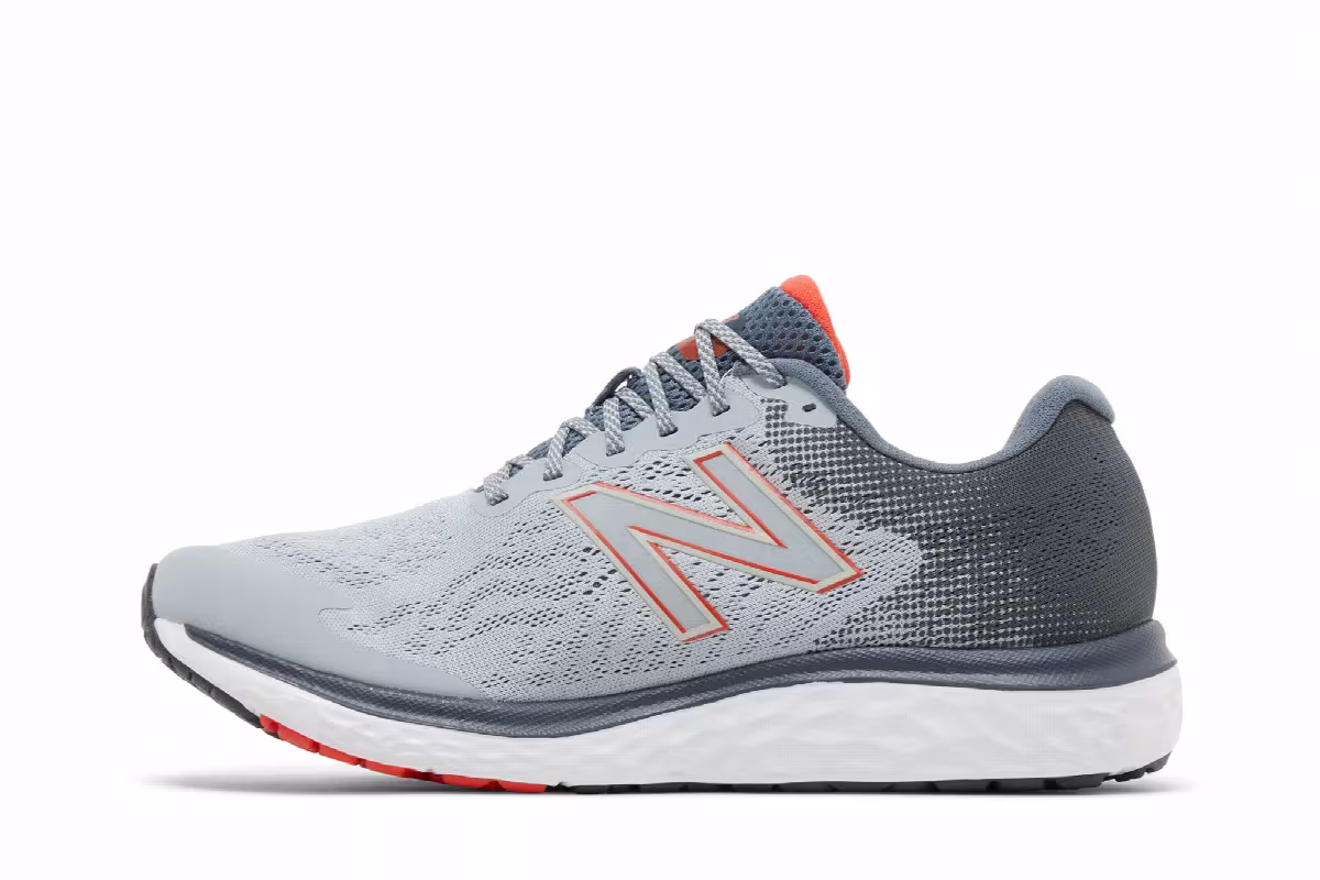 New Balance Fresh Foam 680v7 Grey Ghost Pepper, view 4