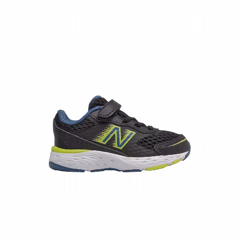 New Balance 680v6 Bungee Toddler 'Black Oxygen Blue Yellow'