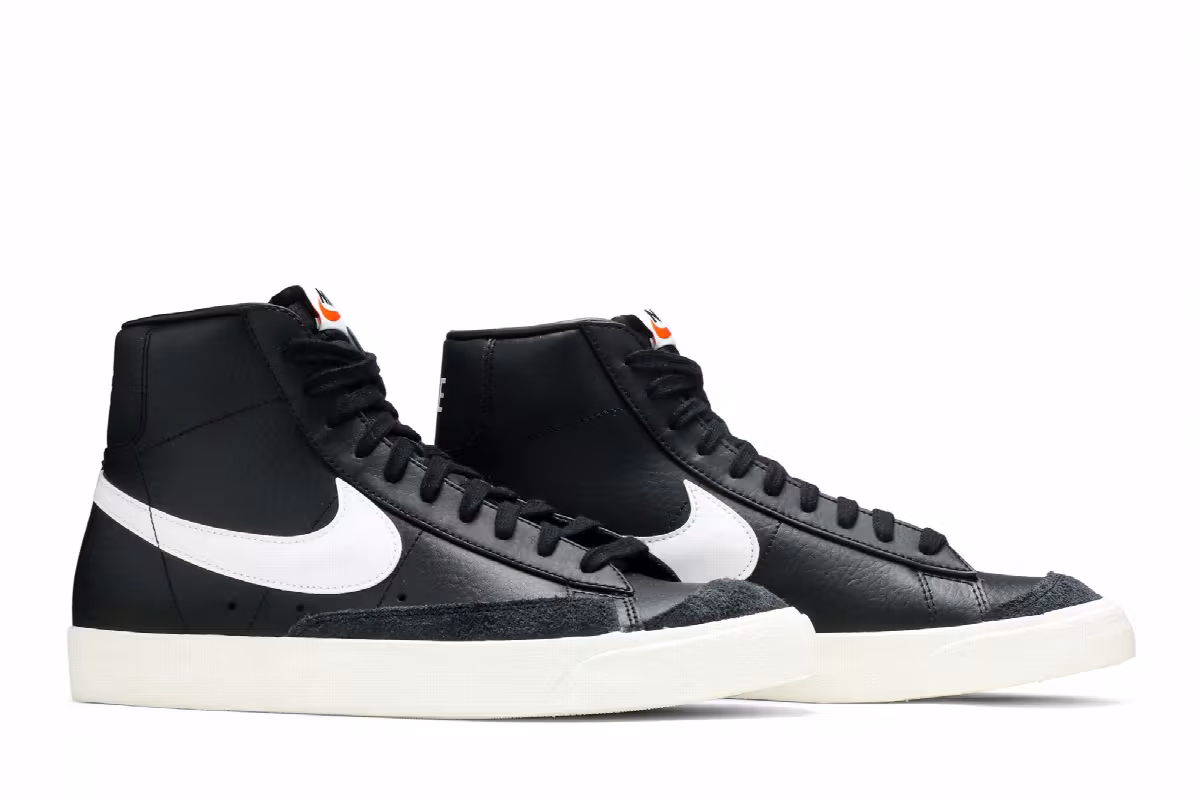 Nike Blazer Mid Black Sail, view 9