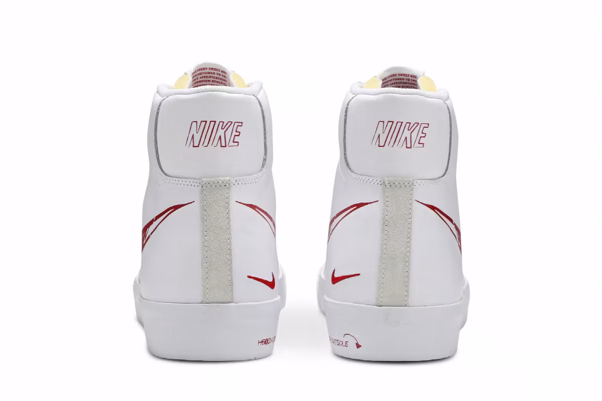 Nike Blazer Mid 77 Sketch - Red, view 7