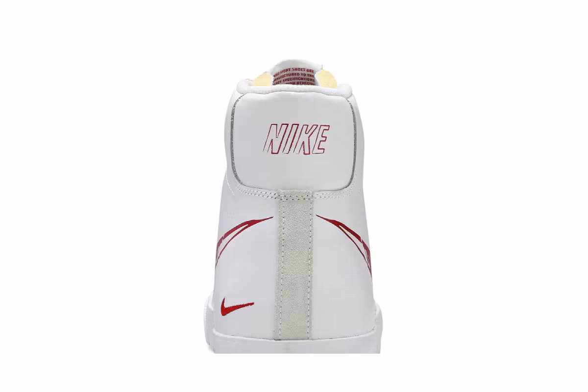 Nike Blazer Mid 77 Sketch - Red, view 8