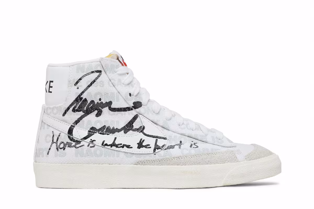 Naomi Osaka x Comme des Garçons x Nike Blazer Mid Home Is Where The Heart Is, view 2