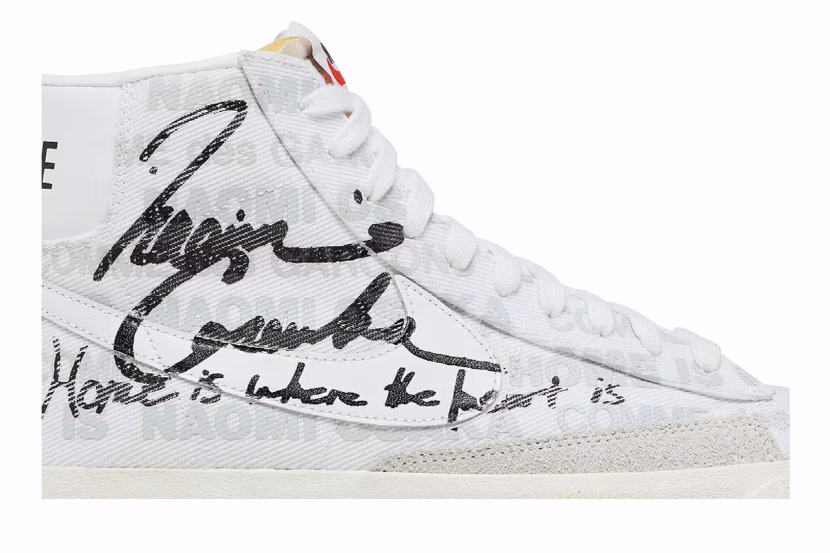 Naomi Osaka x Comme des Garçons x Nike Blazer Mid Home Is Where The Heart Is, view 3