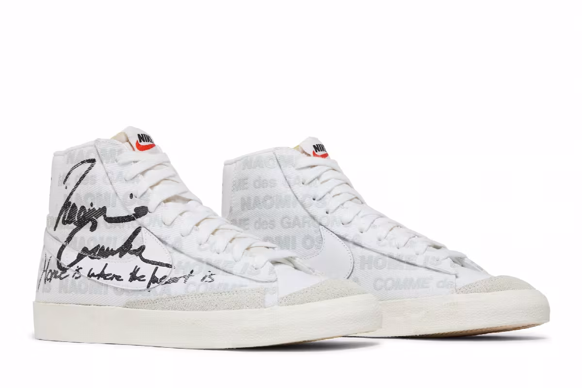Naomi Osaka x Comme des Garçons x Nike Blazer Mid Home Is Where The Heart Is, view 9