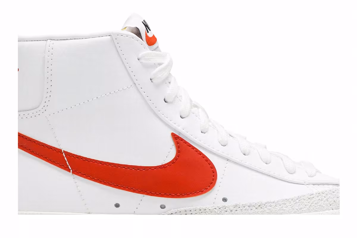 Nike Blazer Mid White Mantra Orange, view 3