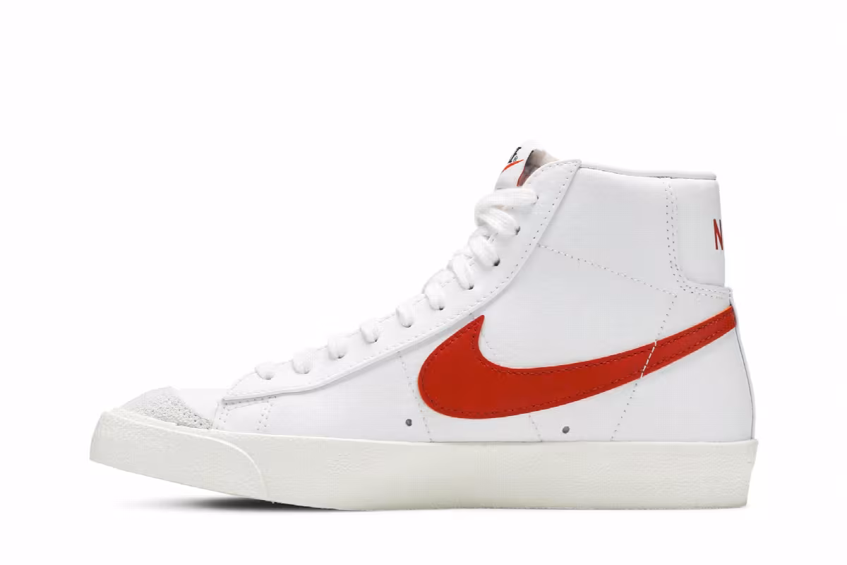 Nike Blazer Mid White Mantra Orange, view 4