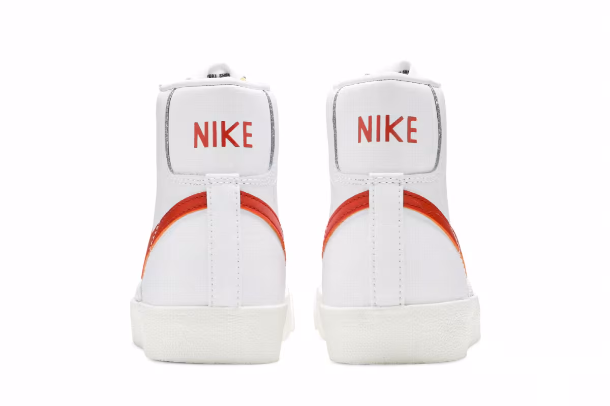 Nike Blazer Mid White Mantra Orange, view 7