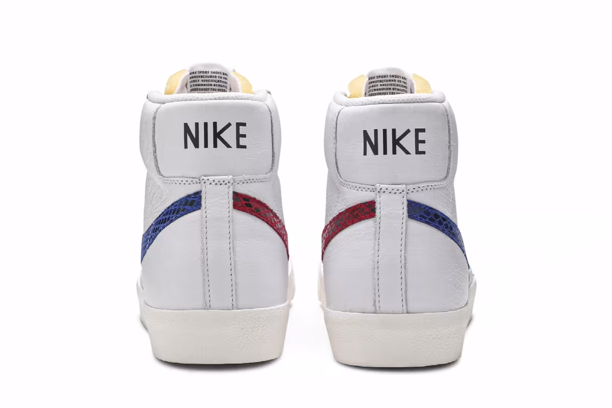 Nike Blazer Mid Red & Blue, view 7