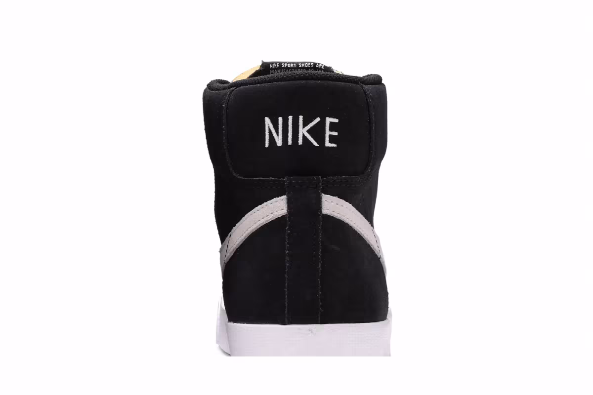 Nike Blazer Mid Black Suede, view 8