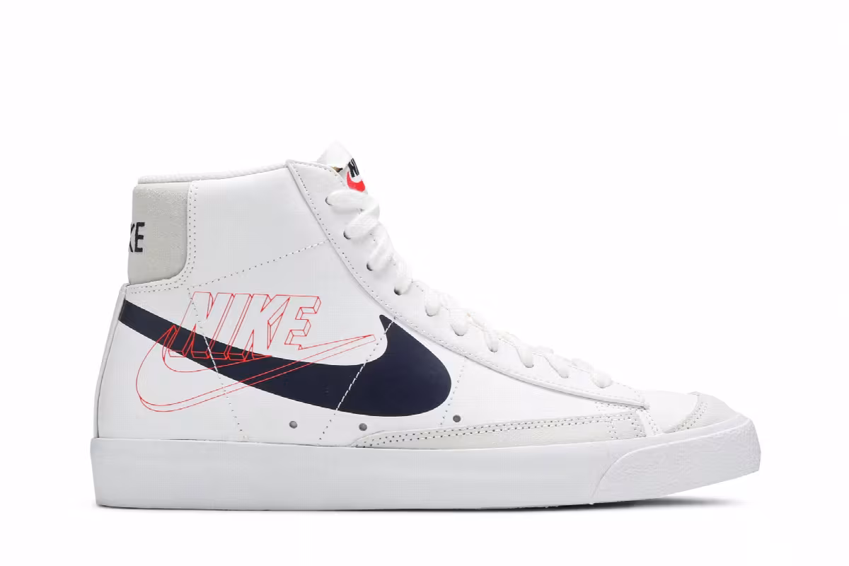 Nike Blazer Mid Reverse Logo, view 2