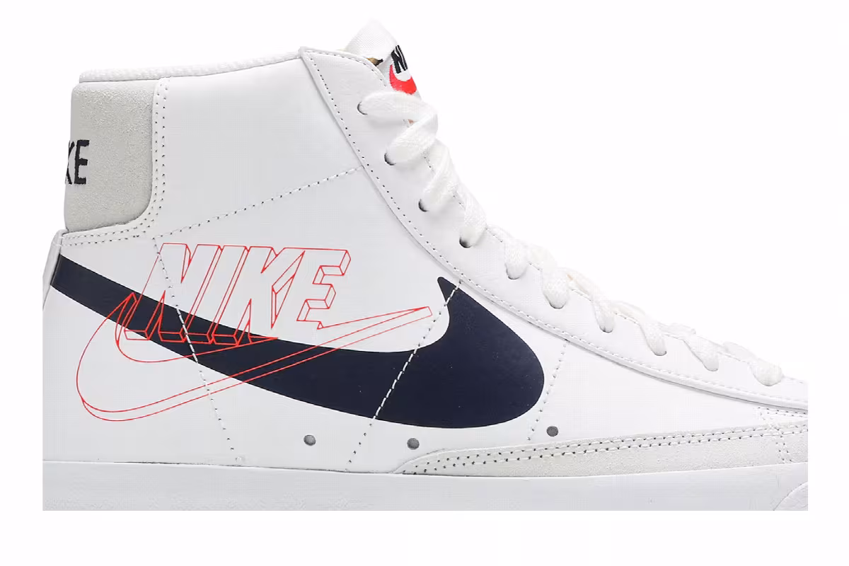 Nike Blazer Mid Reverse Logo, view 3