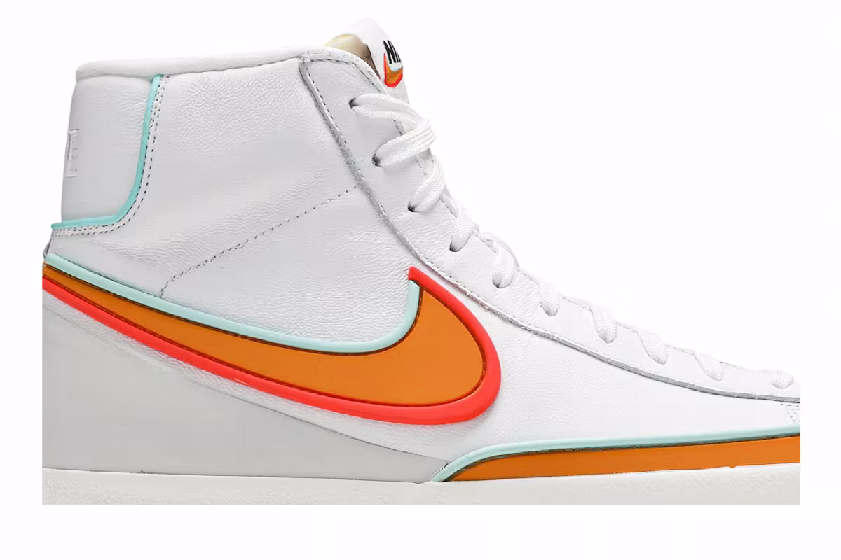 Nike Blazer Mid White Kumquat, view 3