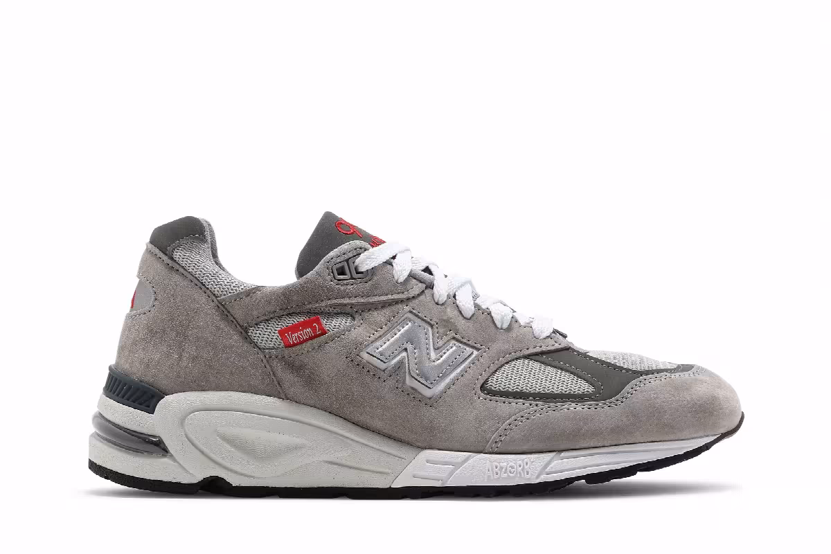 New Balance 990v2 Made in USA Grey, view 2