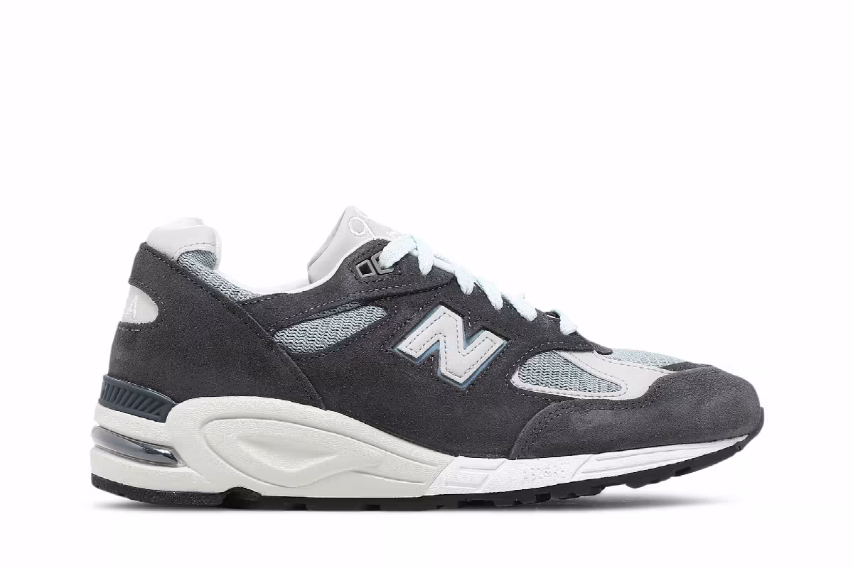Kith x New Balance 990v2 Made in USA Steel Blue, view 2