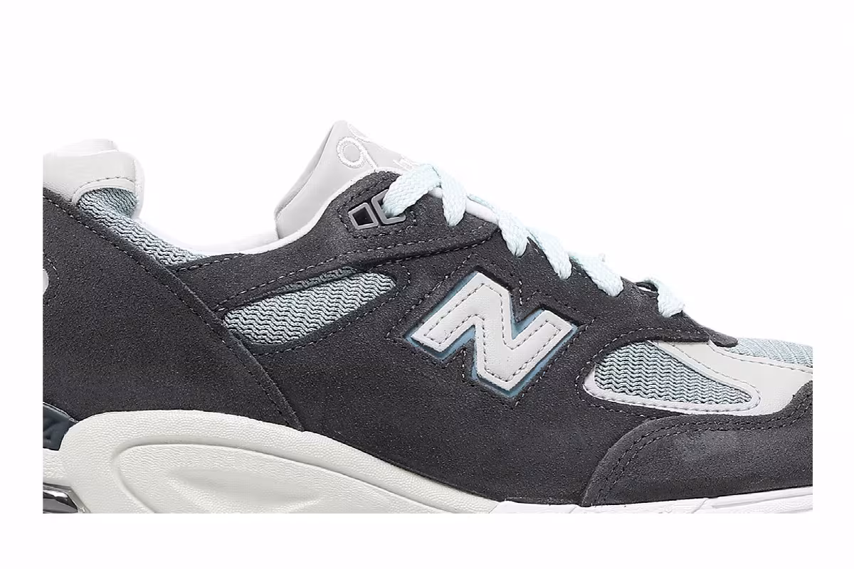 Kith x New Balance 990v2 Made in USA Steel Blue, view 3