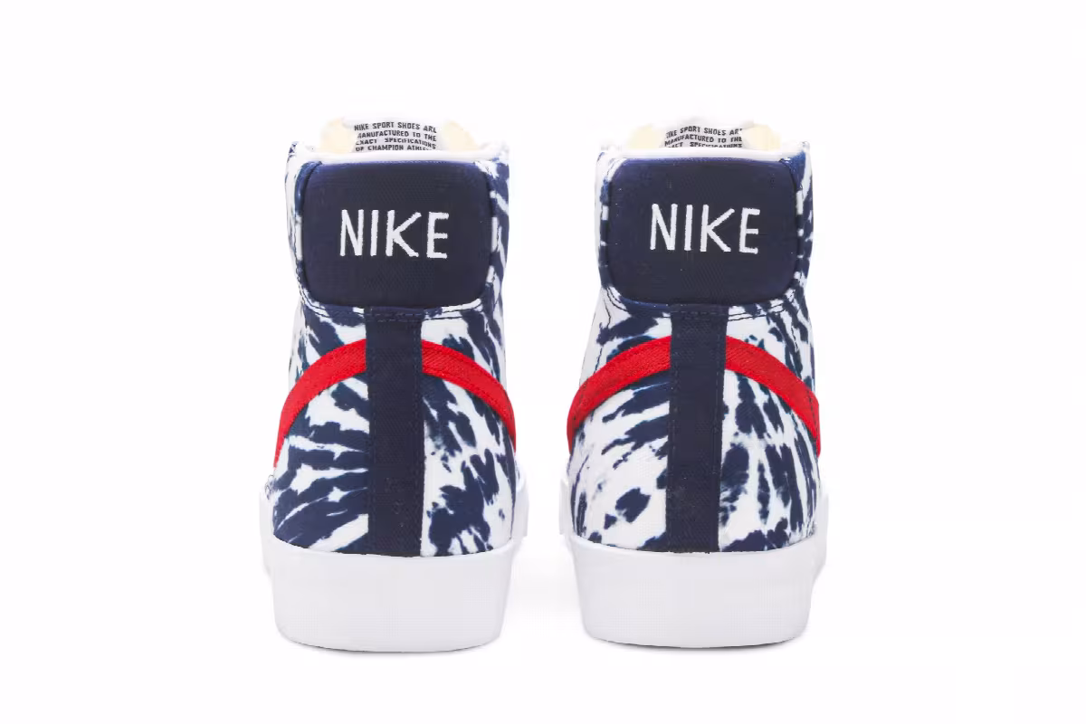Nike Blazer Mid Blue Tie-Dye, view 7