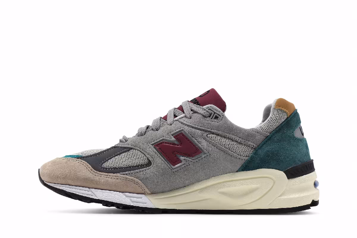 New Balance 990v2 Made in USA Grey Multi, view 4
