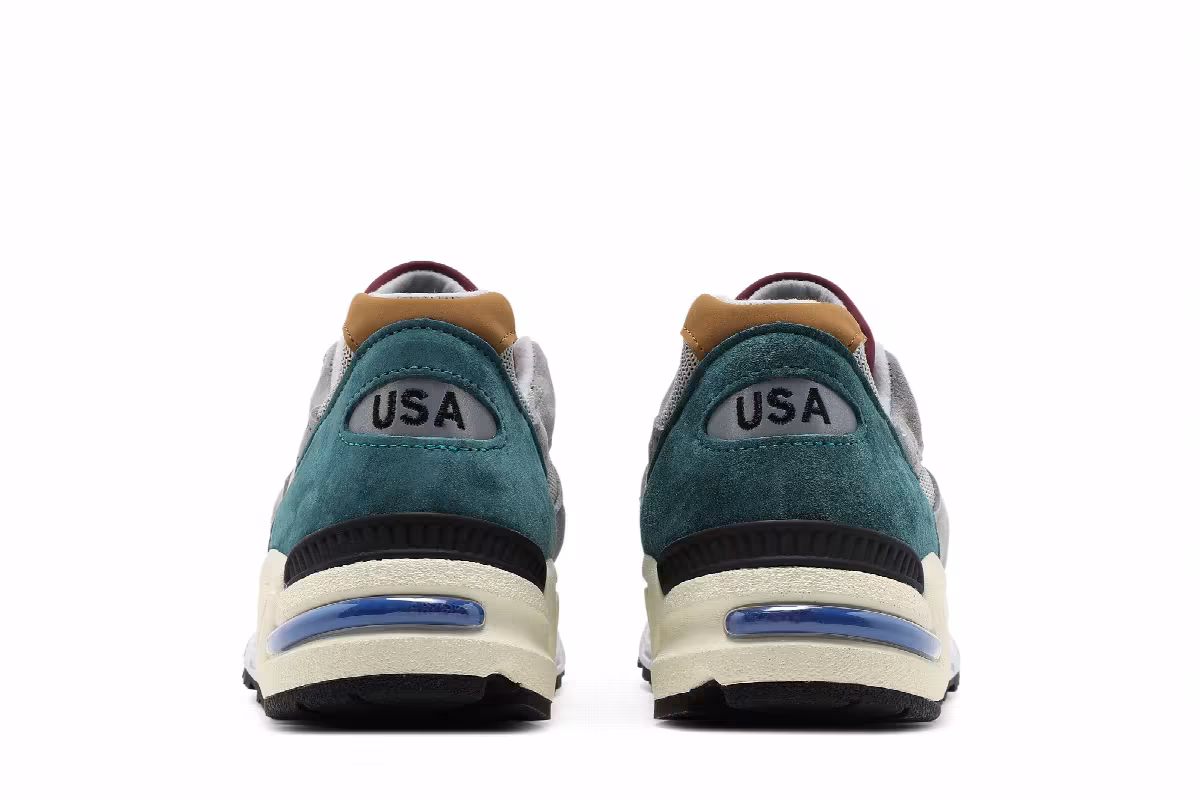 New Balance 990v2 Made in USA Grey Multi, view 7