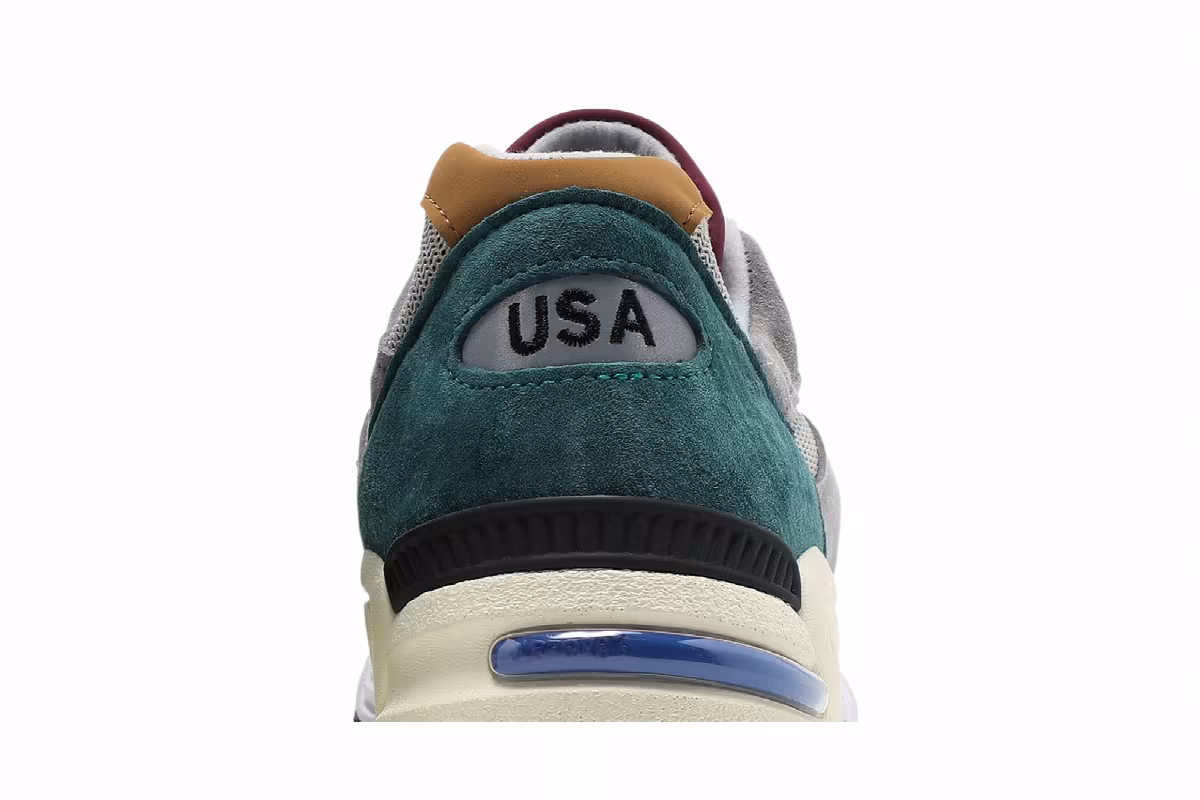 New Balance 990v2 Made in USA Grey Multi, view 8