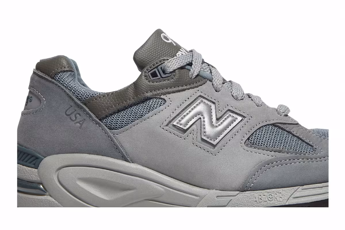 WTAPS x New Balance 990v2 Made In USA Grey, view 3