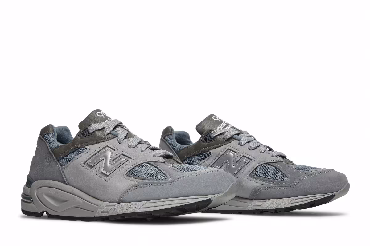 WTAPS x New Balance 990v2 Made In USA Grey, view 9