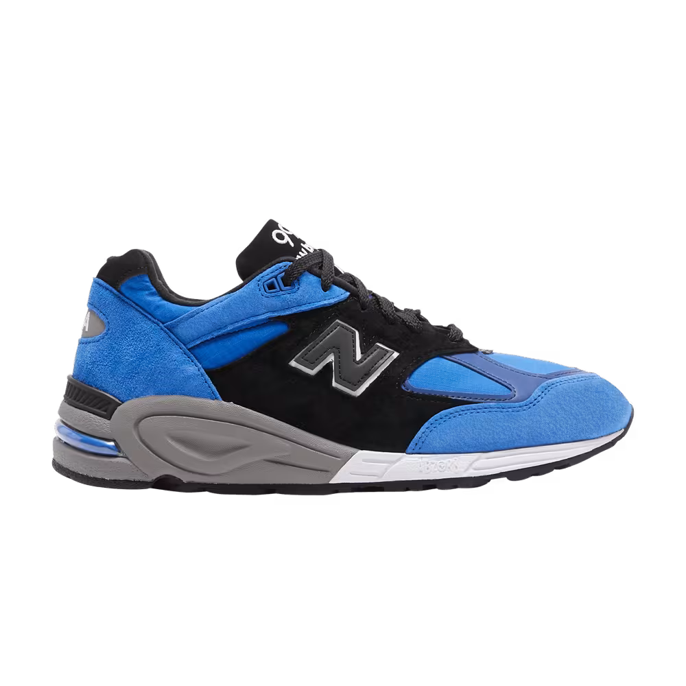 New Balance 990v2 Made in USA Blue Suede